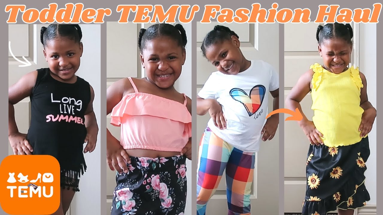 Toddler TEMU Fashion Haul | Size 5-6T | Affordable Summer Sets Under $10 | The Grinnage Family