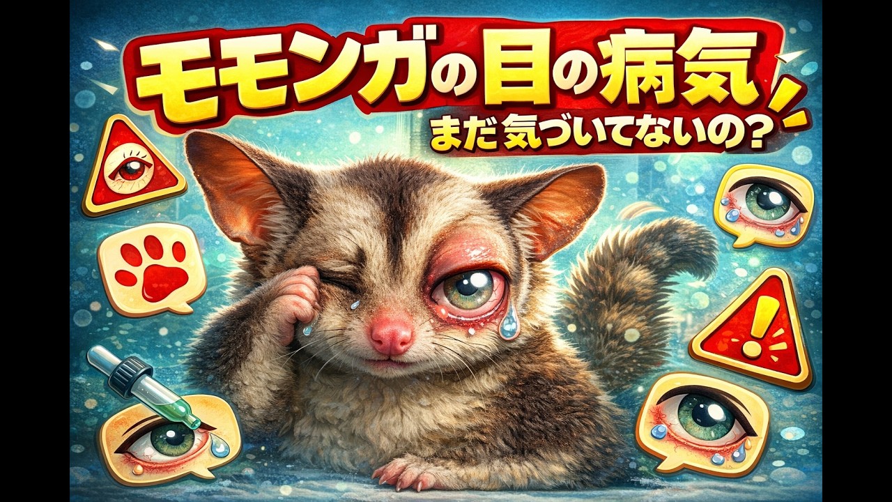 モモンガの目の異常｜早めに気づきたい症状