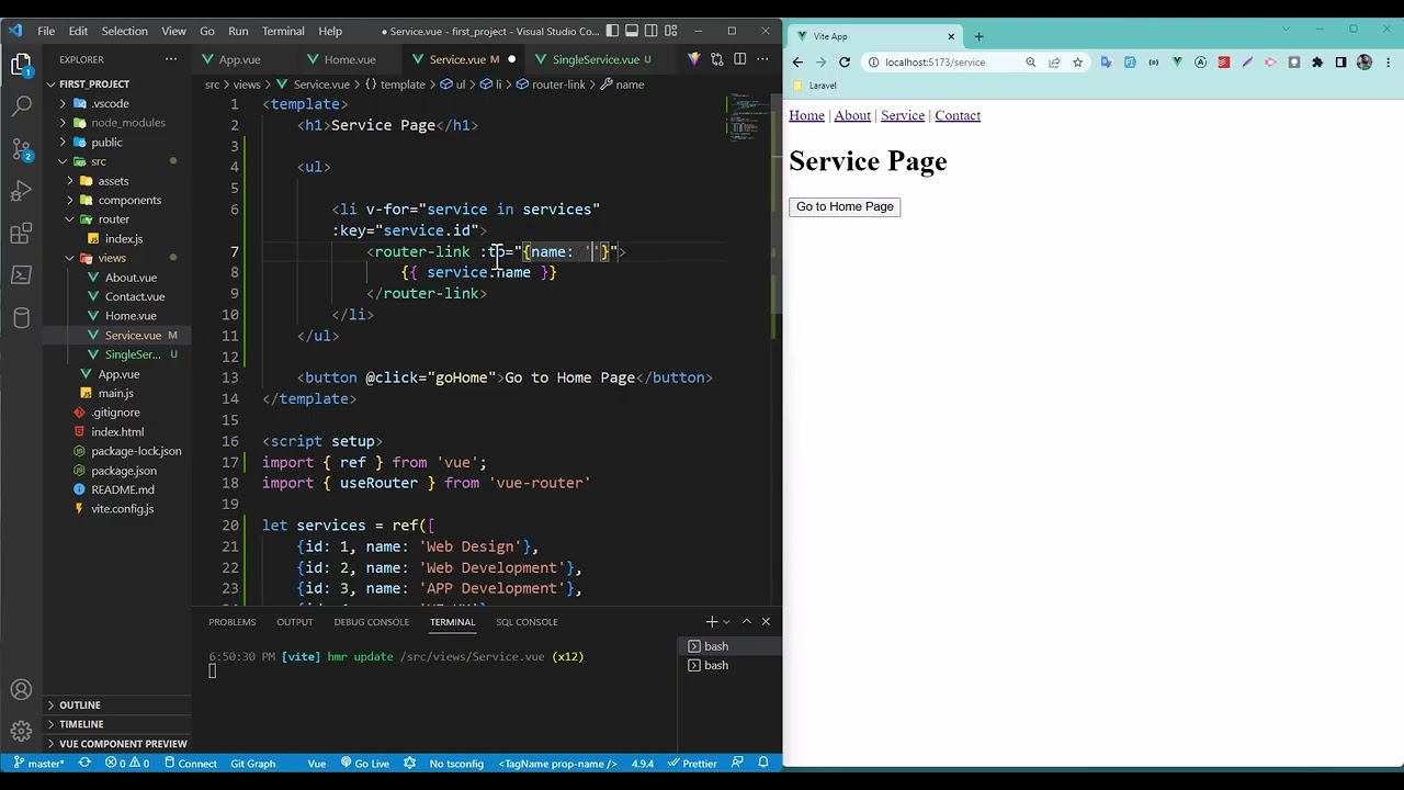 32. Dynamic Route create and use of useRoute