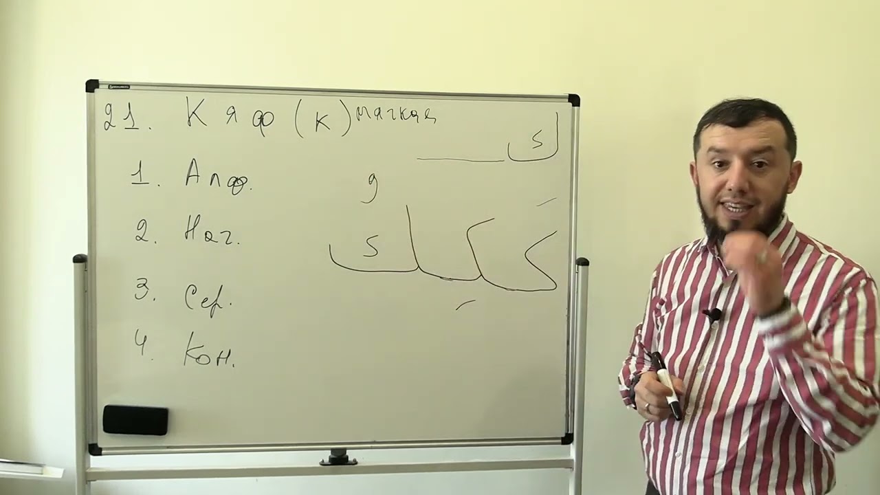Арабский алфавит. Урок № 8. Буквы 