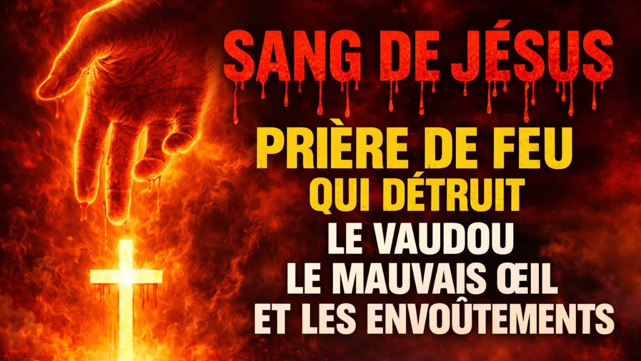 🔴 PRIÈRE PUISSANTE : INVOQUE LE SANG DE JÉSUS, EXPULSE LES DÉMONS, BRISE LA SORCELLERIE | Psaume 91