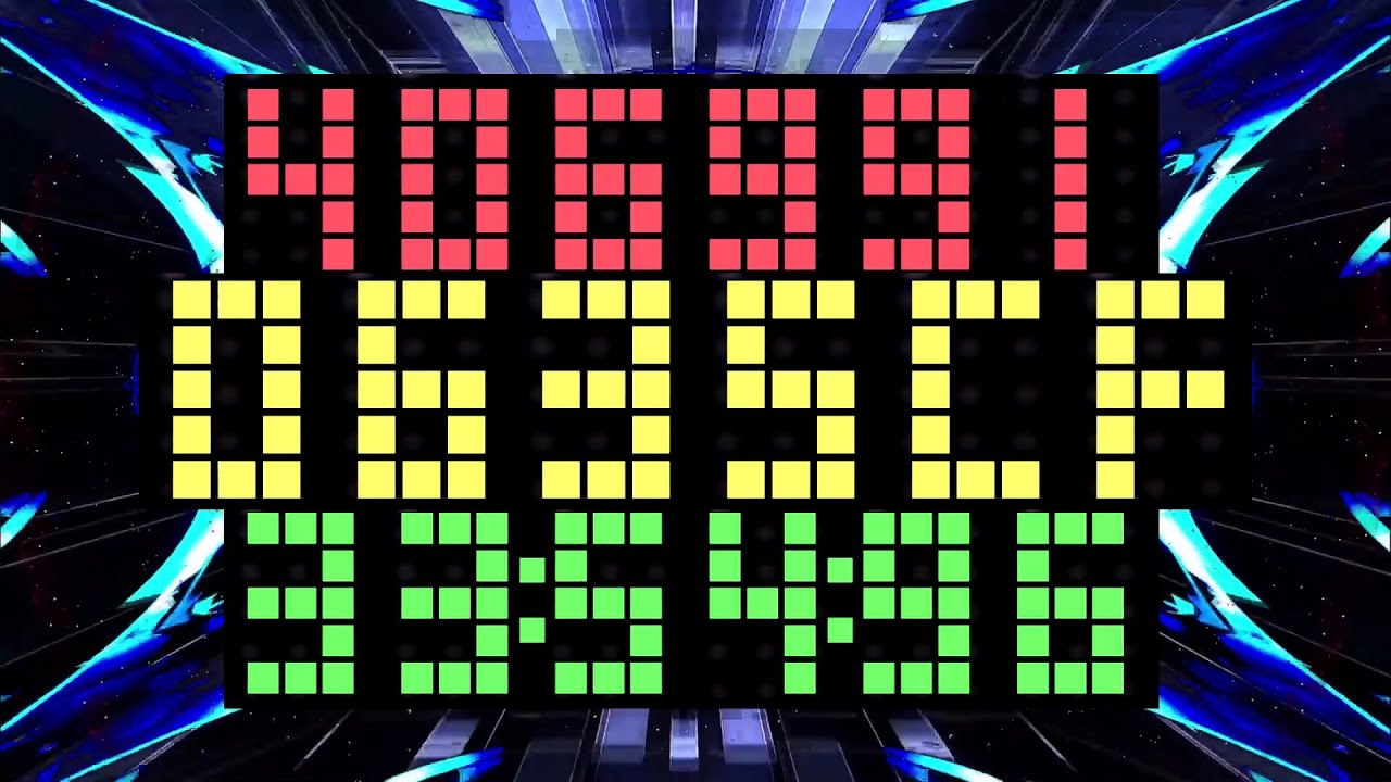 BCG 33:54.96 Mins Countdown (0635CF Hexadecimal-406,991) Remix WarioWare Inc Mega Party Galaxy 3003