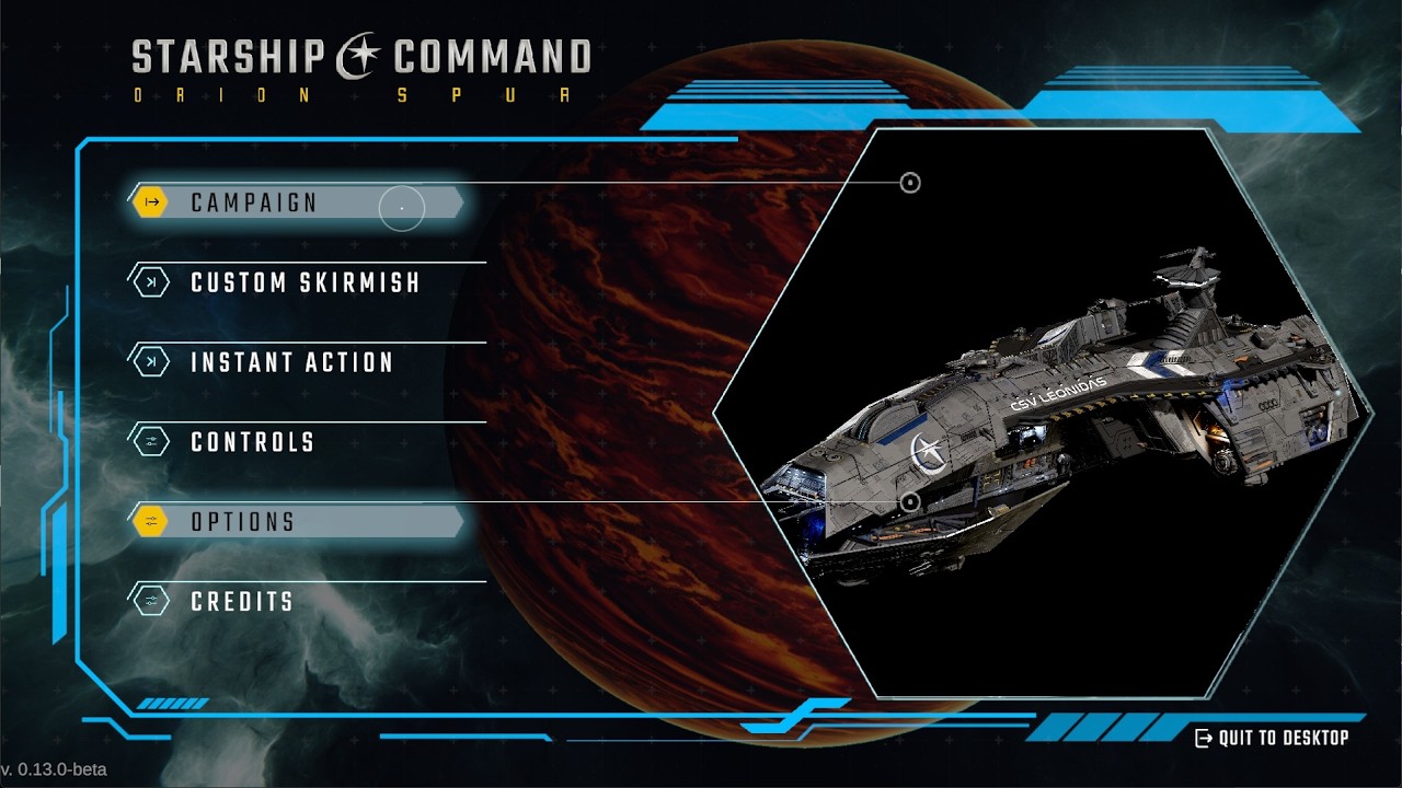 Первый взгляд и прохождение — только что вышла! Starship Command Orion Spur