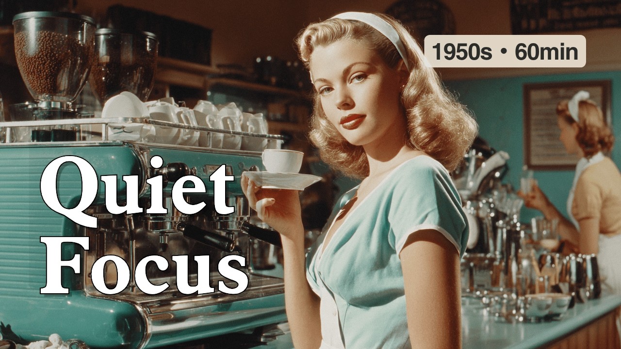 Morning Café Jazz – Cozy Window Light | 60min • for Focus & Reading (1960s)