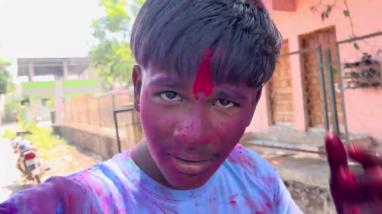 रंगपंचमी vlog 2026…#funny #viral 