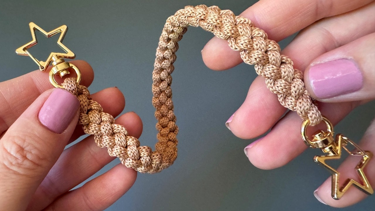 Супер просто! Как связать ремень для сумки крючком #crochetbagstrap