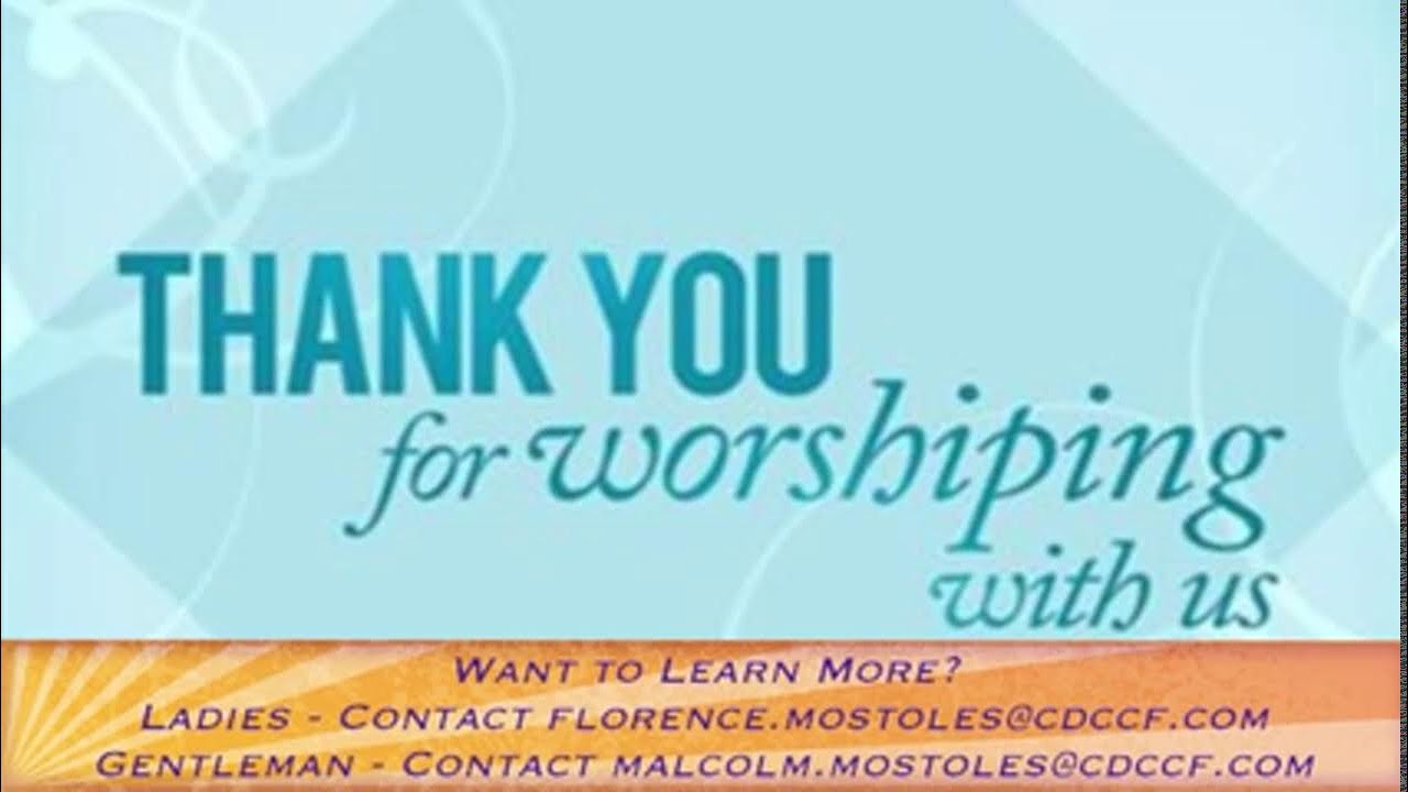 CDCCT - An Exuberant Declaration of Faith - Psalm 27:1-3 (Previously Recorded)