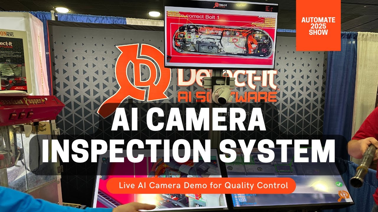 AI Camera Inspection System with PTZOptics + Detect-IT at Automate 2025