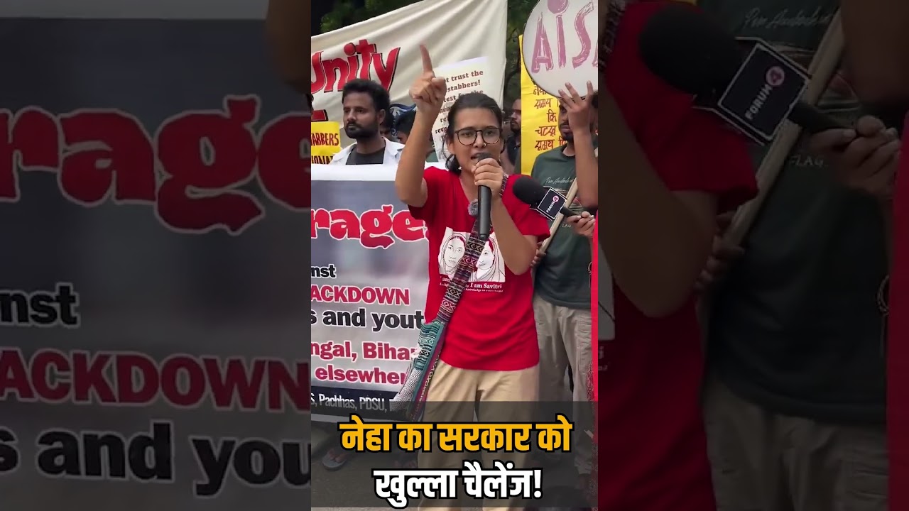 Neha's Open Challenge to the Government! Cockroach Janta Party | CJP Protest Jantar Mantar | UP N...