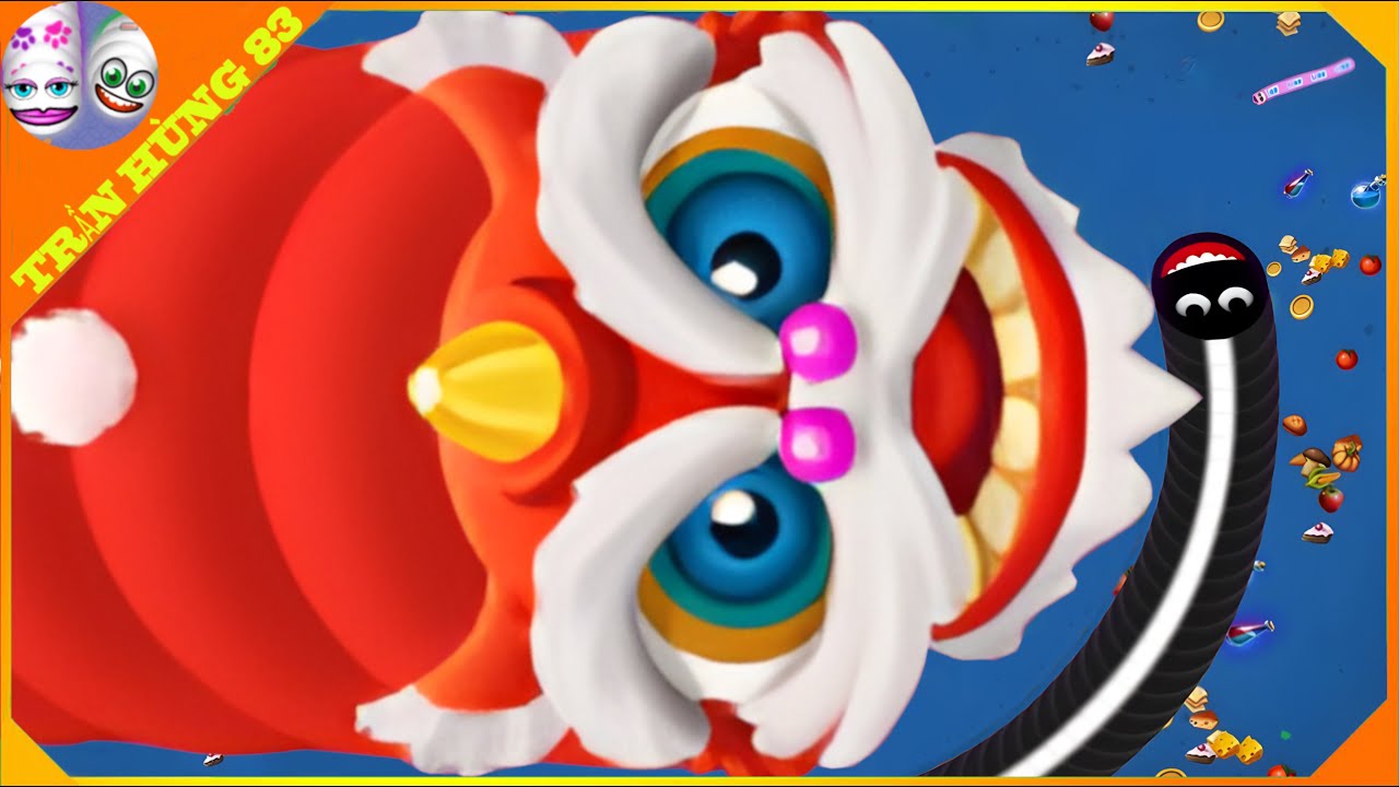 🐍WORMSZONE.IO | GIANT SLITHER SNAKE TOP 01 / Epic Worms Zone Best Gameplay! | Trần Hùng 83