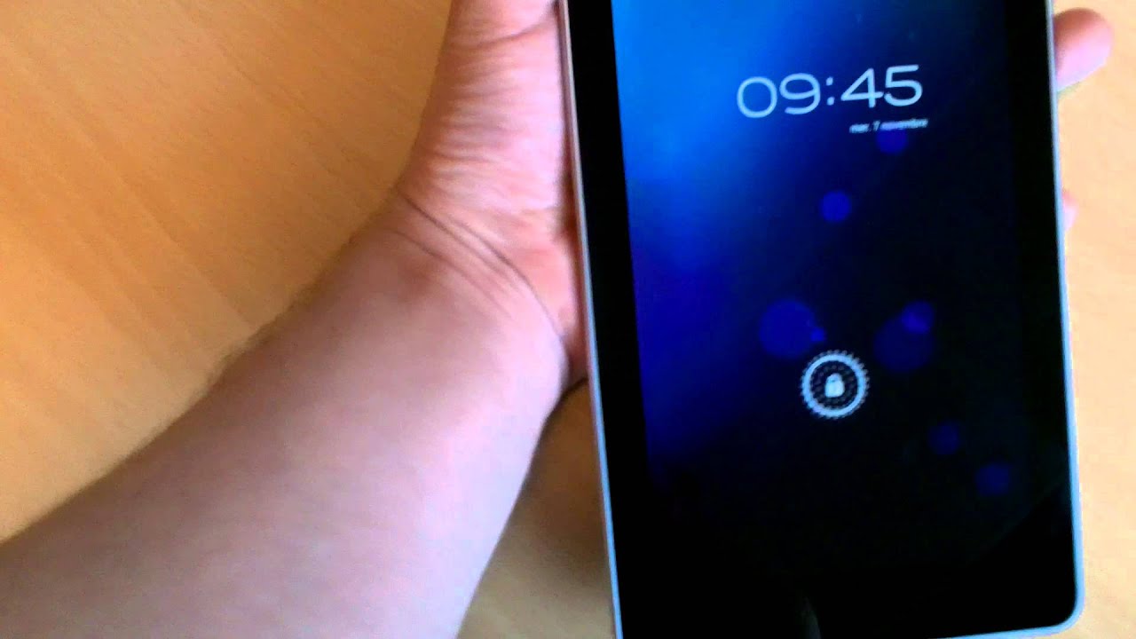 Nexus 7 32 Go JZO54K Gray Lock on Glitch bug
