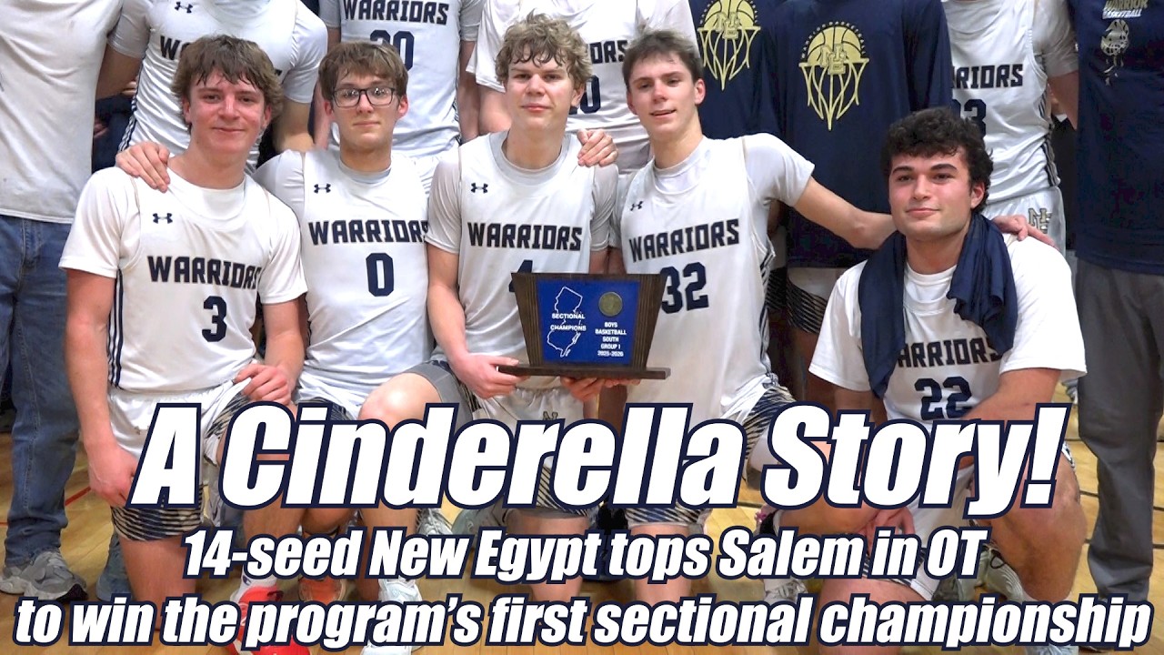 New Egypt 48 Salem 46 (OT) | HS Basketball | SJ Group 1 Final | 14-seed wins first sectional title!