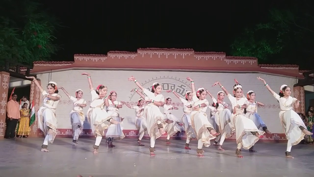 Namo namo bharathambe song by Hasini reddy at Shilparamam