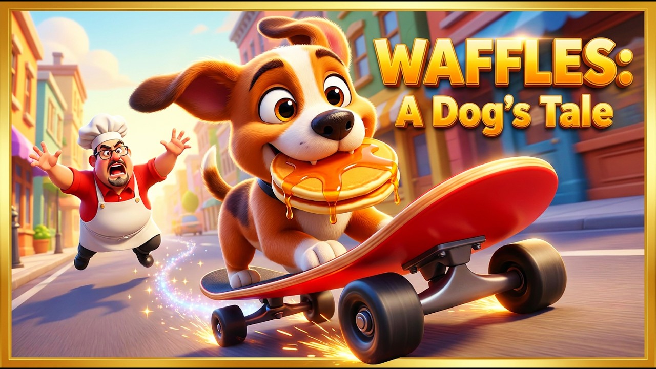 🐶 A Dog Named Waffles | Sweet 3D Animated Stories for Children