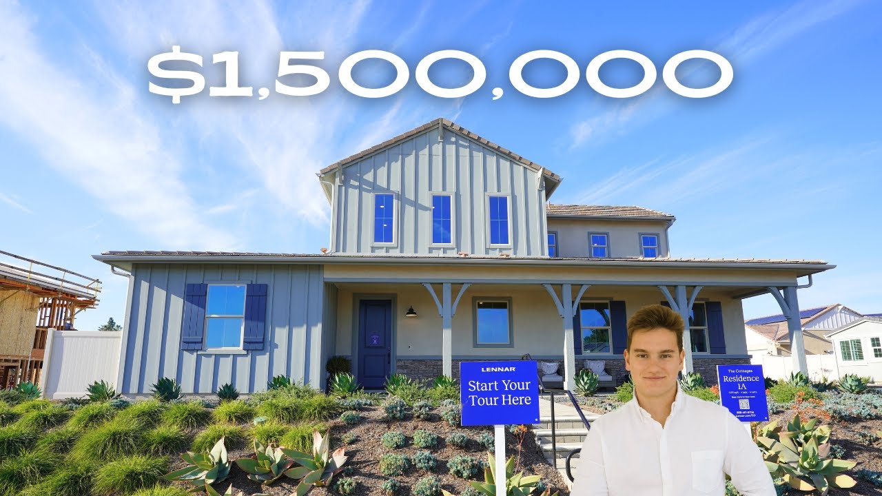 Inside $1,500,000 New Construction in Poway Property Tour | San Diego | Plan 1 | The Farm | Cottages