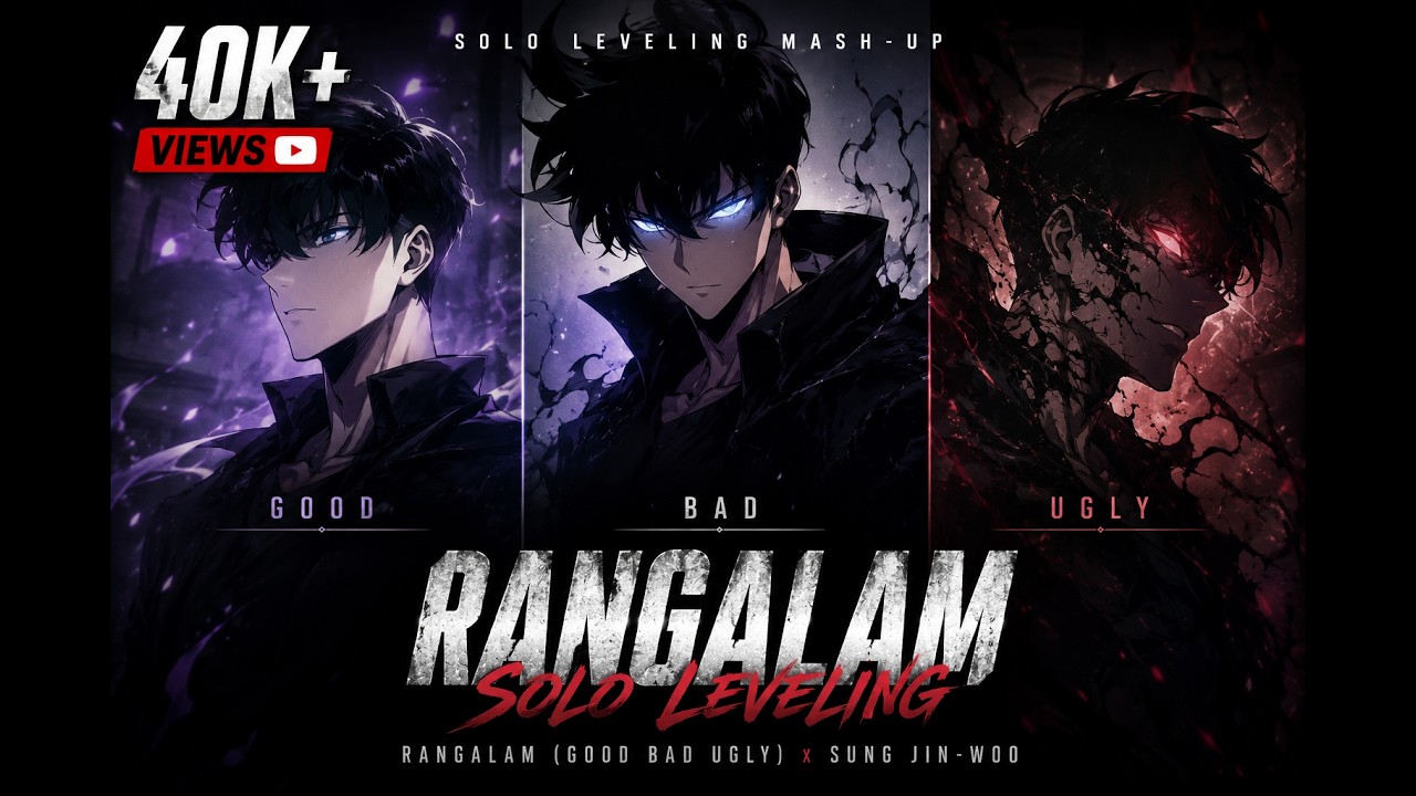 Ranagalam 💥- Good😊 Bad😎 Ugly 👊(Sung Jin woo) _Solo Leveling version_⚡