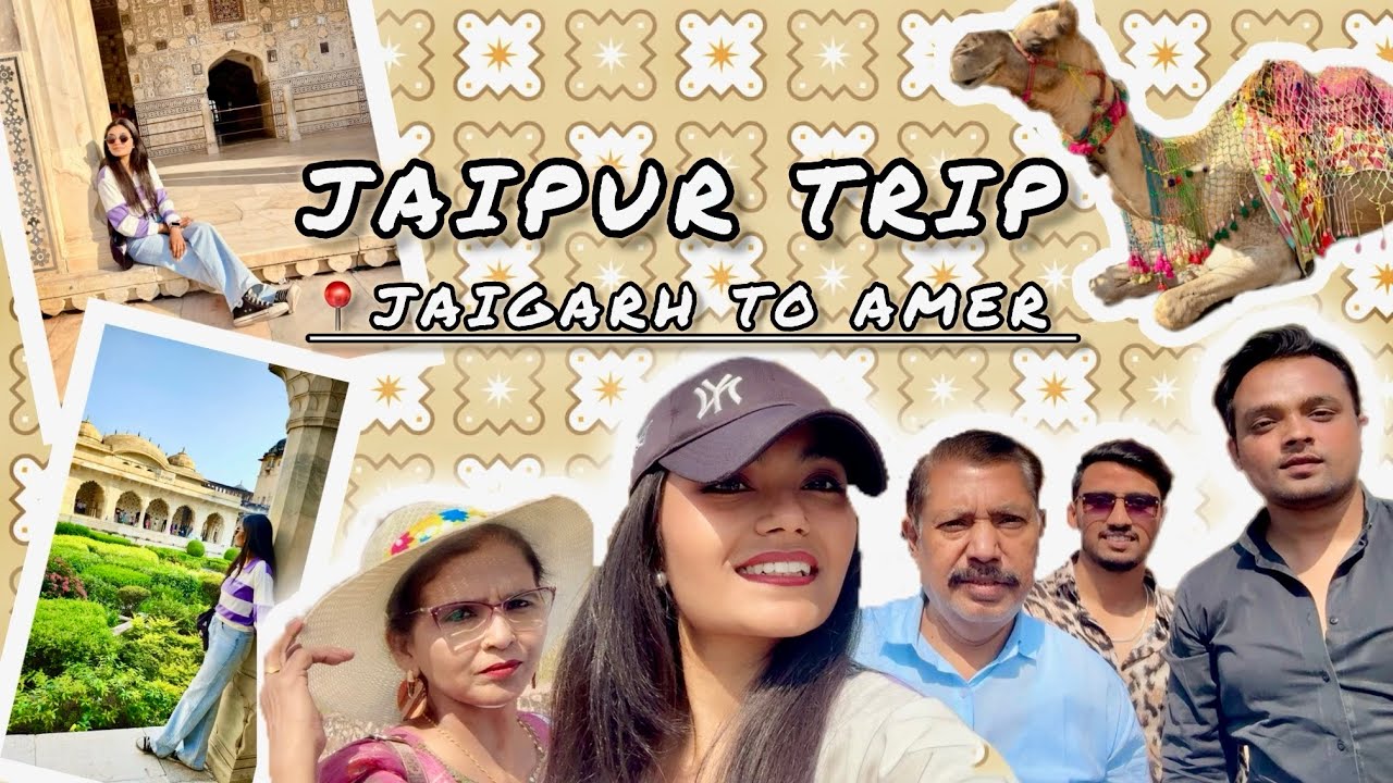 Met Raja ji & his Mantri 🤩 #jaipur #jaigarhfort #amerfort #familyvlog #malikascherishedlife 