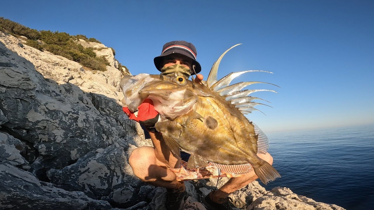 Shore jigging Croatia - John Dory madness !