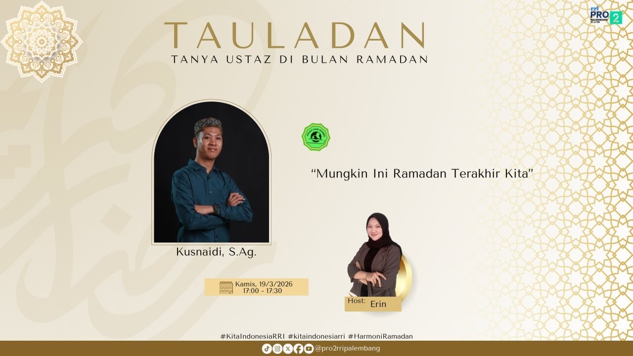 TAULADAN | RRI PALEMBANG - RABU, 18 MARET 2026