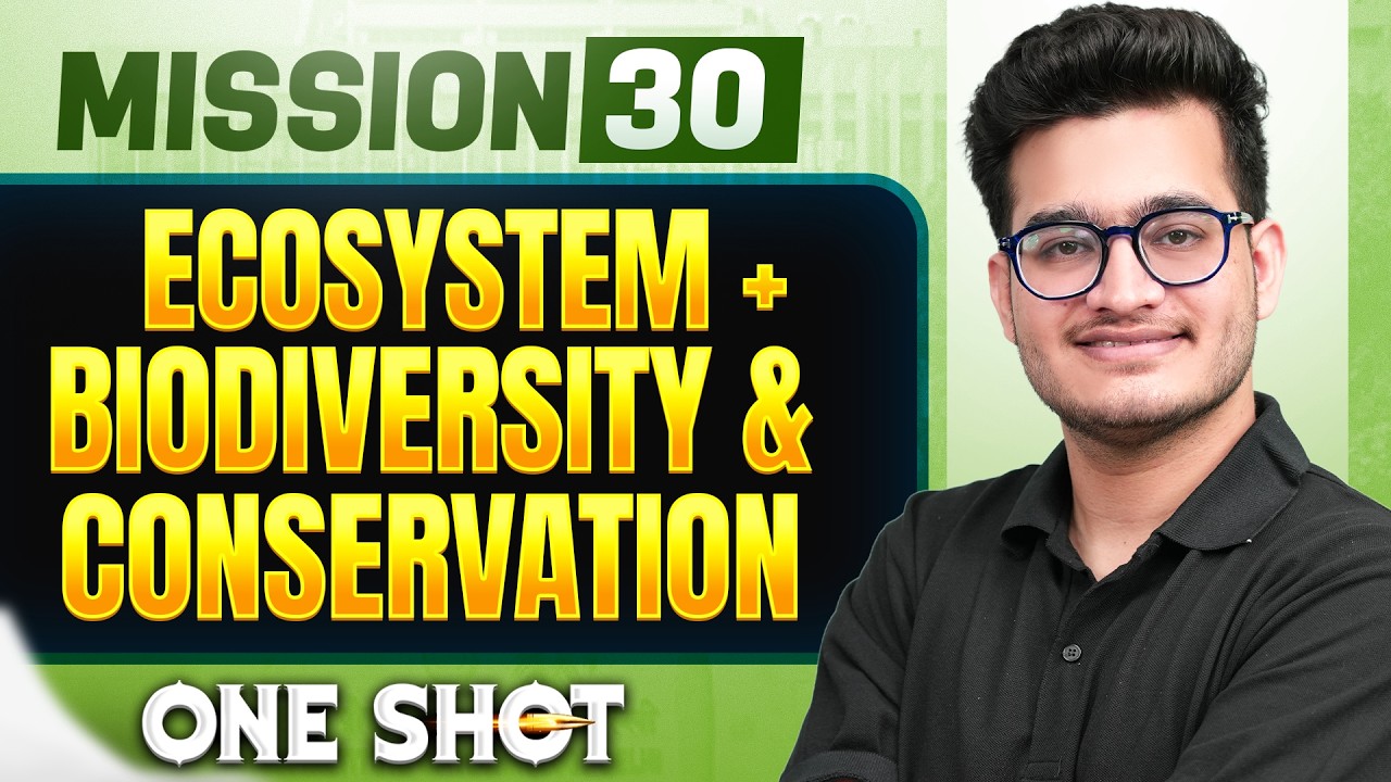 ECOSYSTEM + BIODIVERSITY & CONSERVATION in ONE SHOT | All Concepts, Tricks & PYQs | NEET 2026