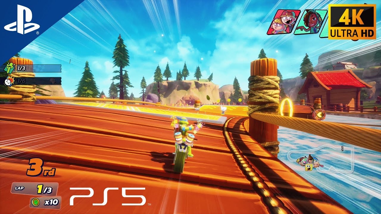 Nickelodeon Kart Racers 3: Slime Speedway - PS5 [4K Ultra HD] Gameplay