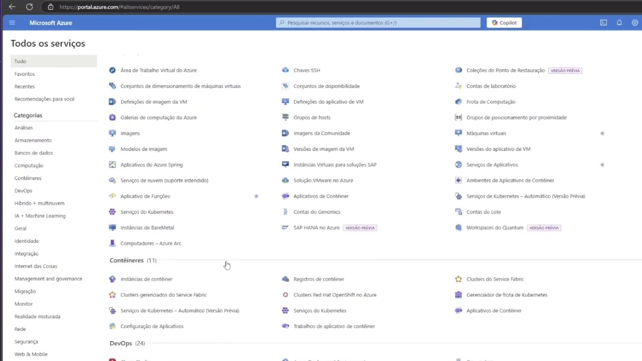Aula 27 - Serviços do MS Azure em Visão Computacional