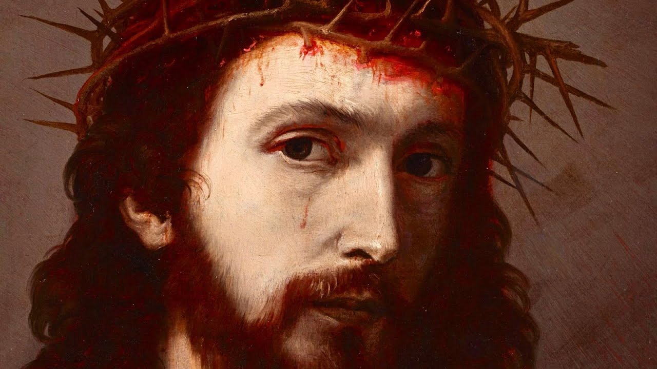 a moment with Jesus crowned with thorns