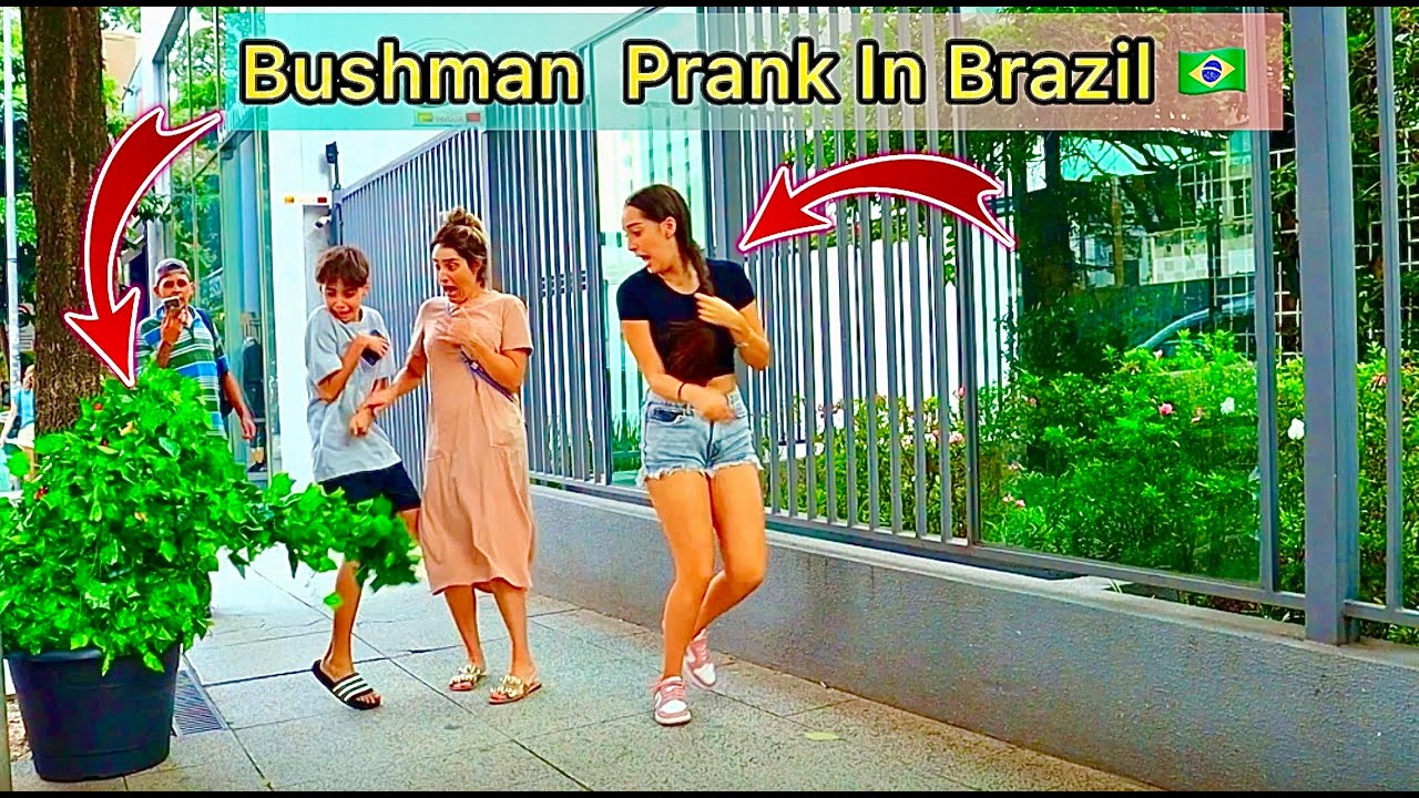 Bushman Prank: Son , Mother and Daughter had the worst scare ever of their life