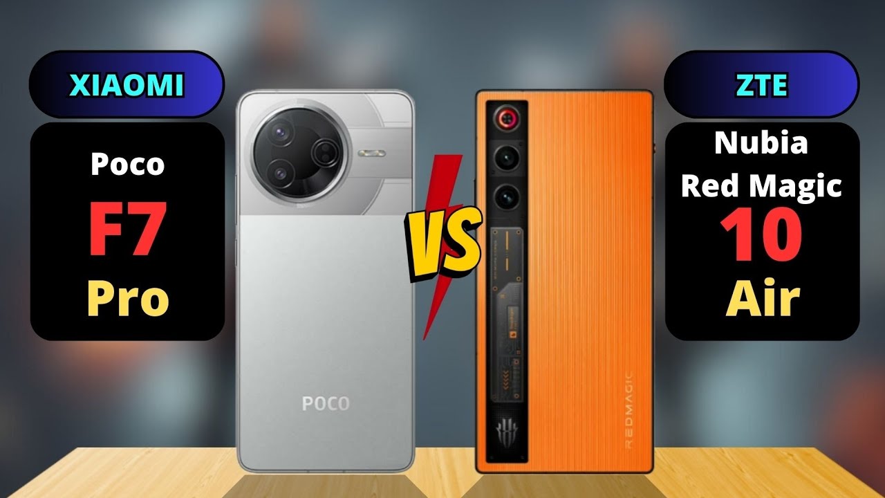 Poco F7 Pro vs Red Magic 10 Air Comparison