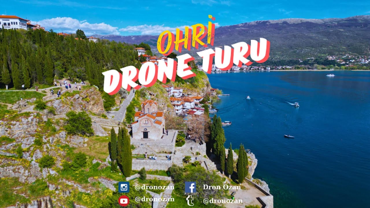 Ohrid Drone Turu  4K #drone #makedonia