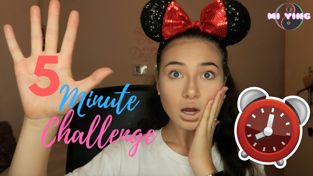 5 MINUTE MAKEUP CHALLENGE (I need help...)