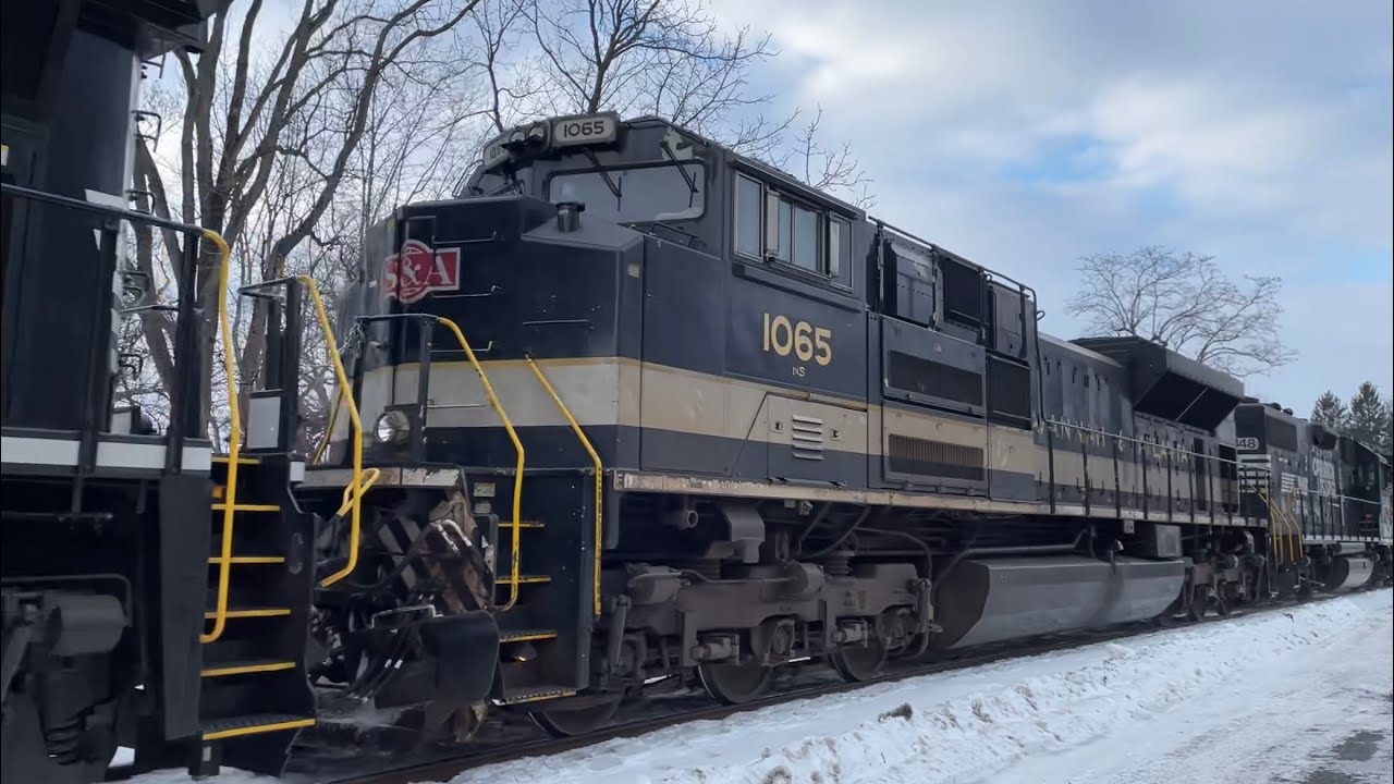 NS 13Z with NS 1065 The S&A Heritage Unit and NS 5348 The OLS Unit on the NS Buffalo Line