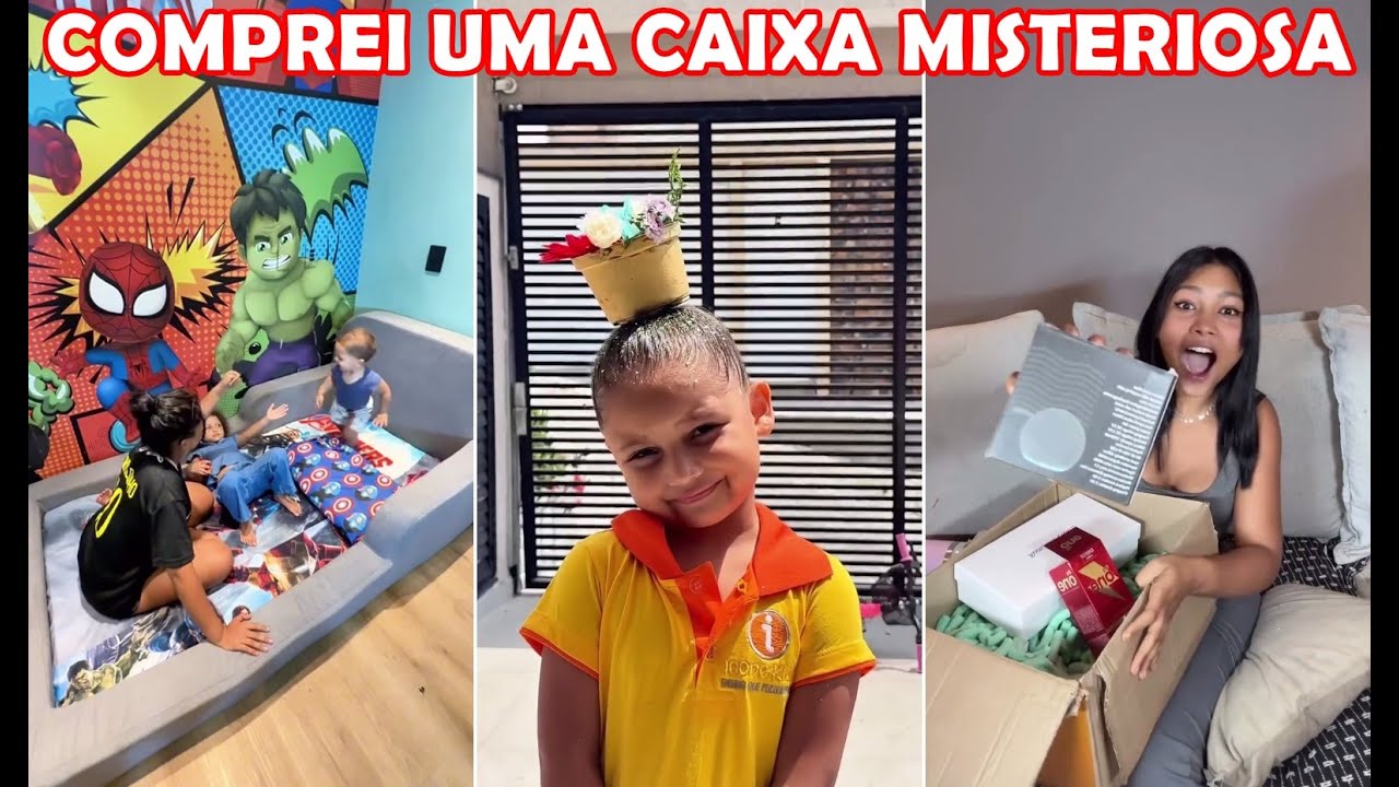 Thay Rodrigues: mini mudança no quarto do Noah + Dia do cabelo maluco + Abrindo uma caixa misteriosa