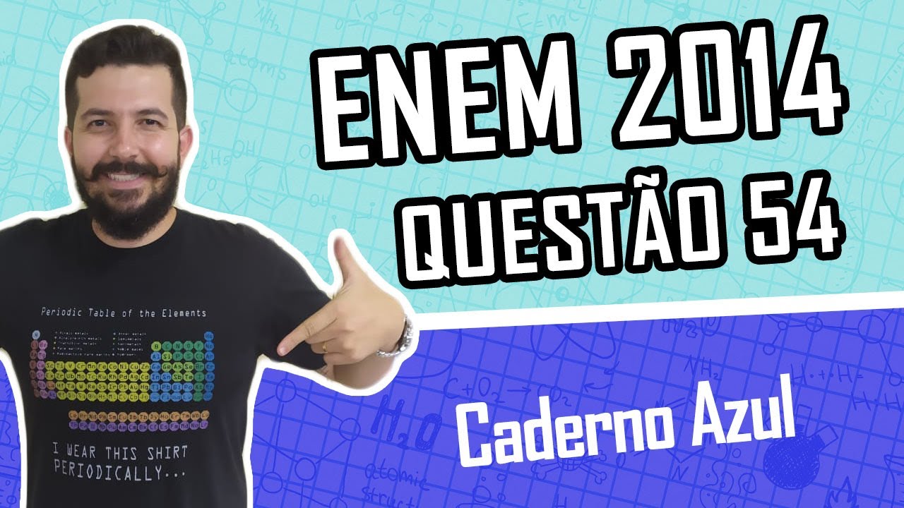 QUESTÃO 54 - Caderno AZUL - ENEM 2014 - QUÍMICA