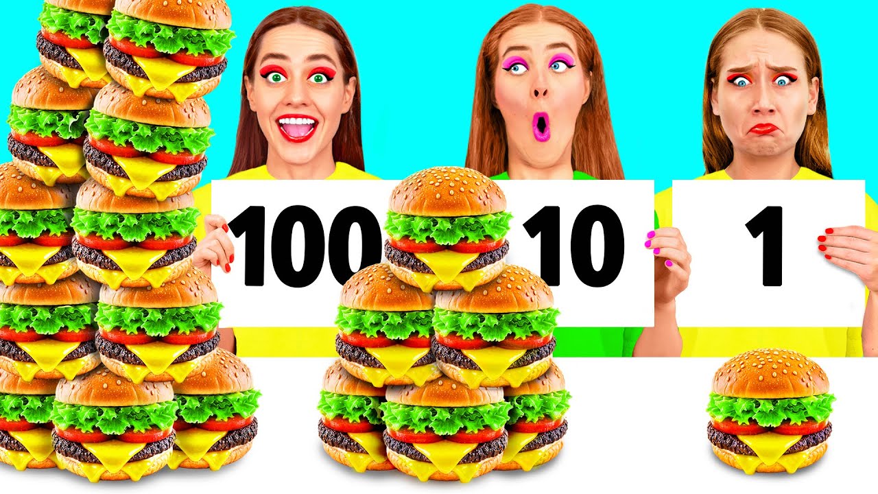 100 Capas de Alimentos Desaf&iacute;o | Trucos Divertidos de Cocina por 4Teen Challenge
