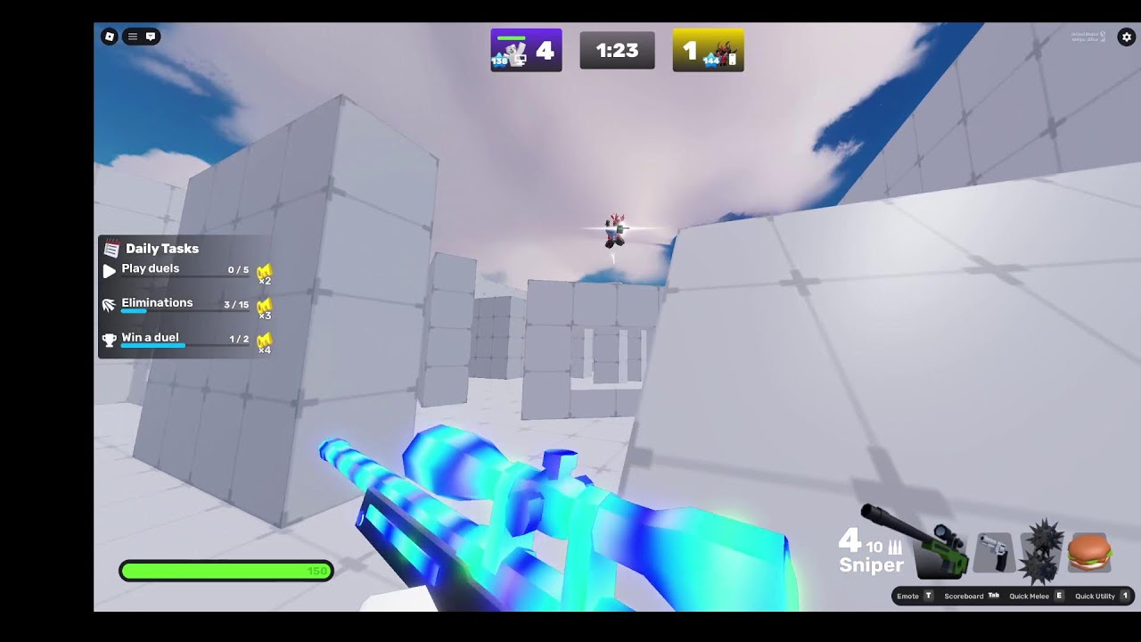 Playing Roblox Rivals