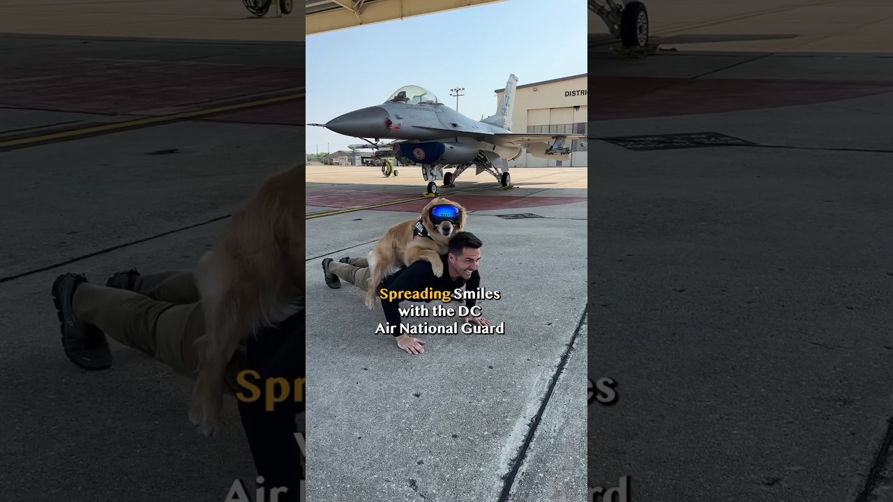 Spreading Smiles on an Air Force base 😊