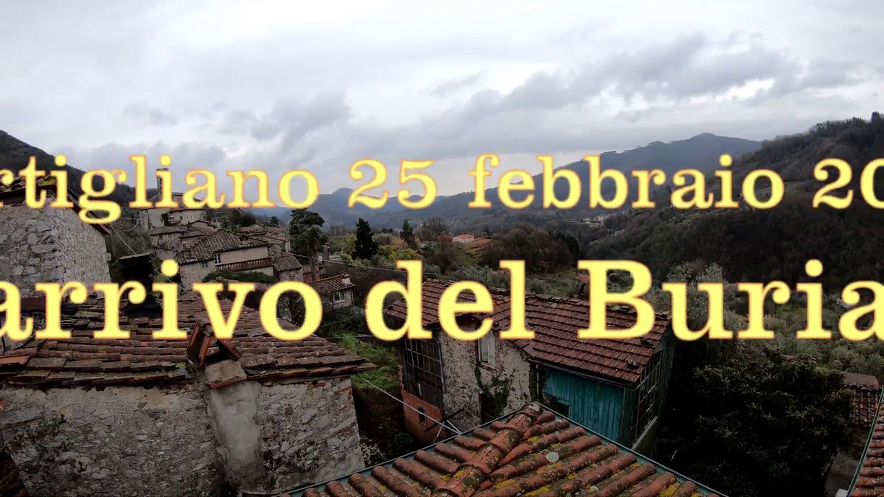 L'arrivo del Burian a Partigliano  25 febbraio 2018