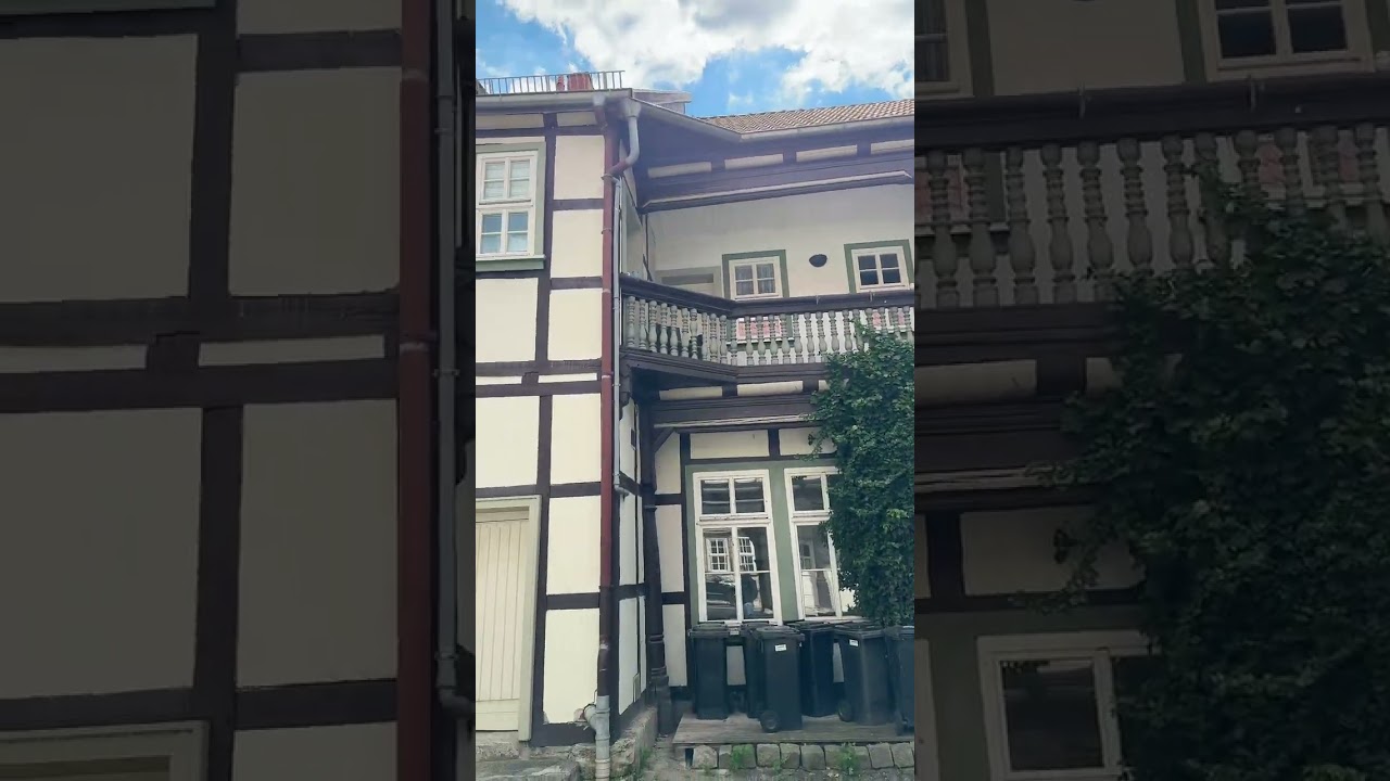 Старинный немецкий город Мюльхаузен. ￼