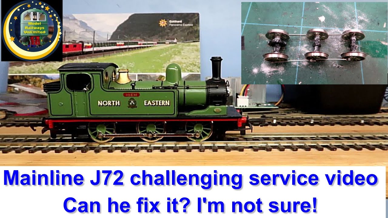 Mainline J72 challenging service video ¦ fixing split axles
