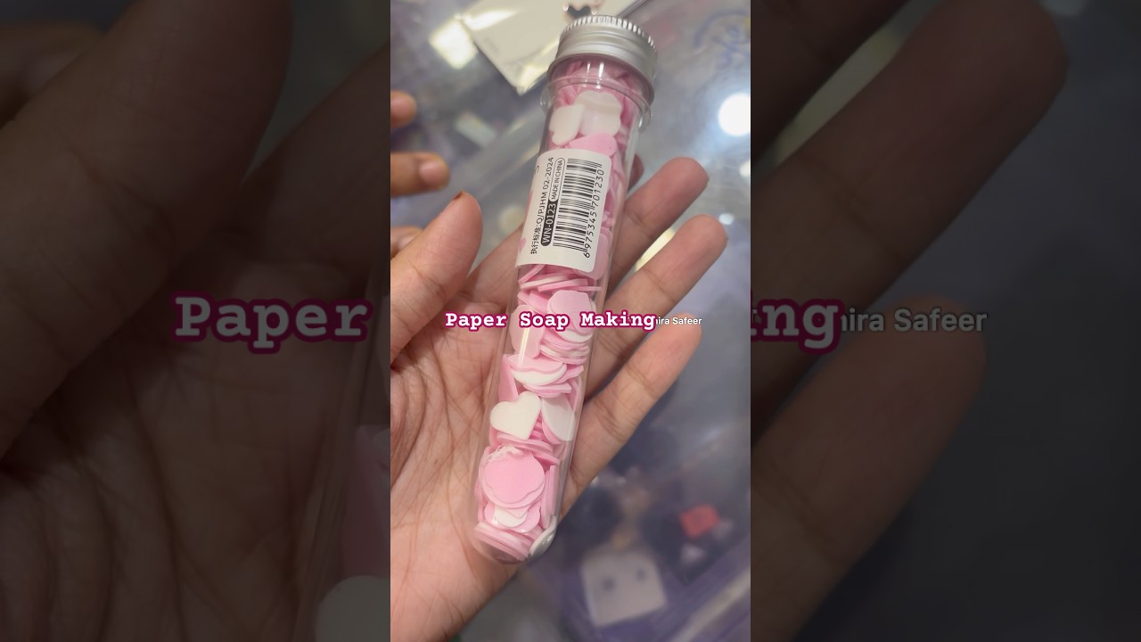 DIY|Paper Soap Making🧴|#shorts|#trending |#papersoap
