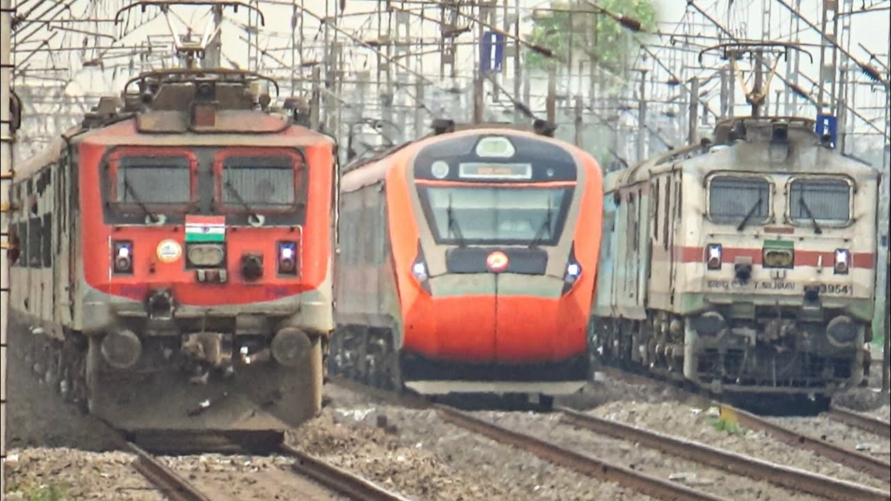 🔥[ 12 in 1 ] 130 KMPH Fastest High Speed Premium Trains Action Video | Indian Railways