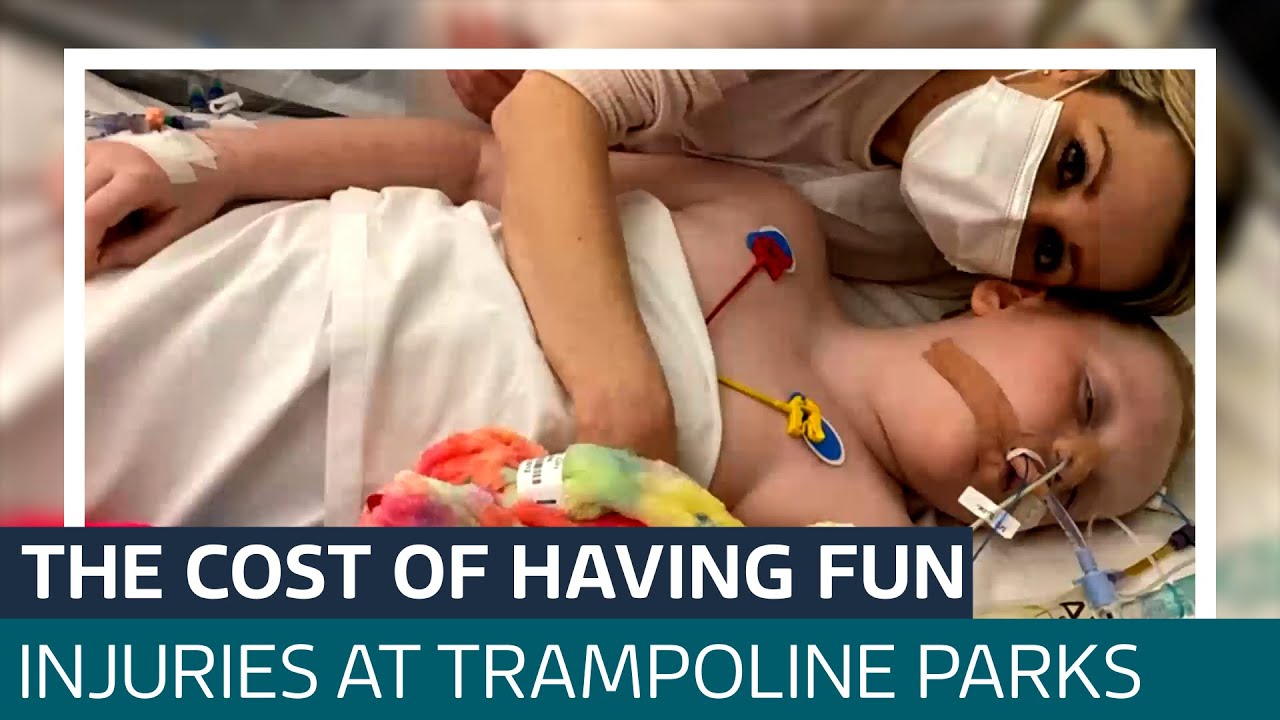 'I screamed in agony': The shocking injuries sustained at trampoline parks | ITV News