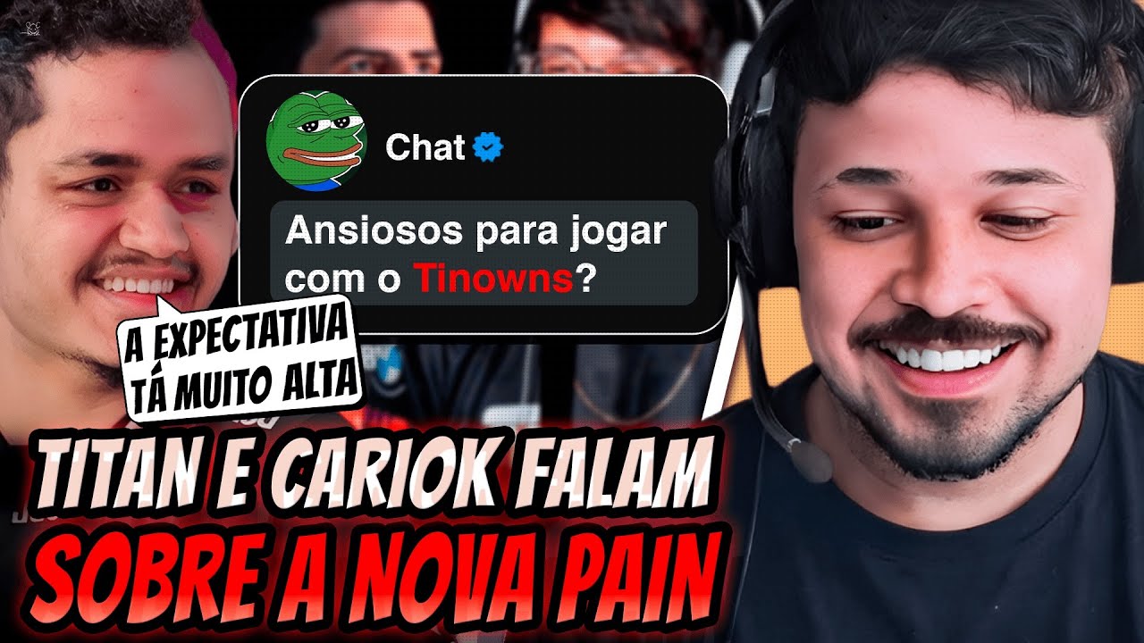 🚨BOMBA! paiN TitaN e CarioK falam sobre CBLOL 2026 