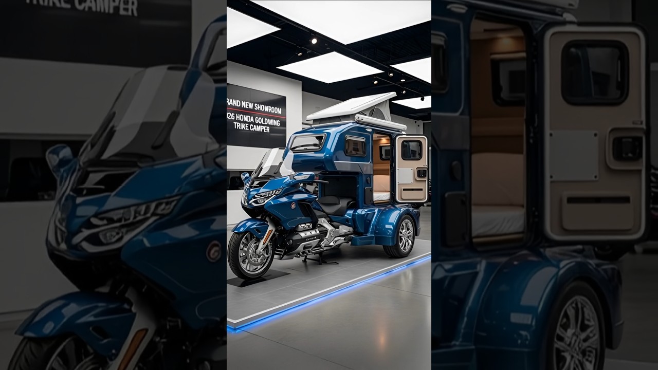 2026 Honda Goldwing Trike Camper &ndash; The Ultimate 3-Wheel Luxury RV on the Road! 😱🏕️