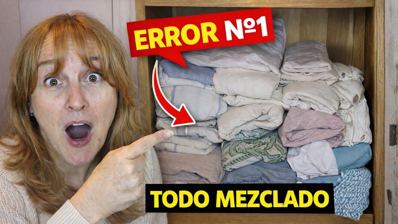 El error nº1 al DOBLAR y GUARDAR las SÁBANAS (y cómo evitarlo) 😉