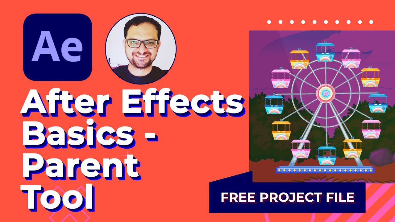 How to Create a Ferris Wheel Effect in After Effects | Easy Motion Graphics Tutorial