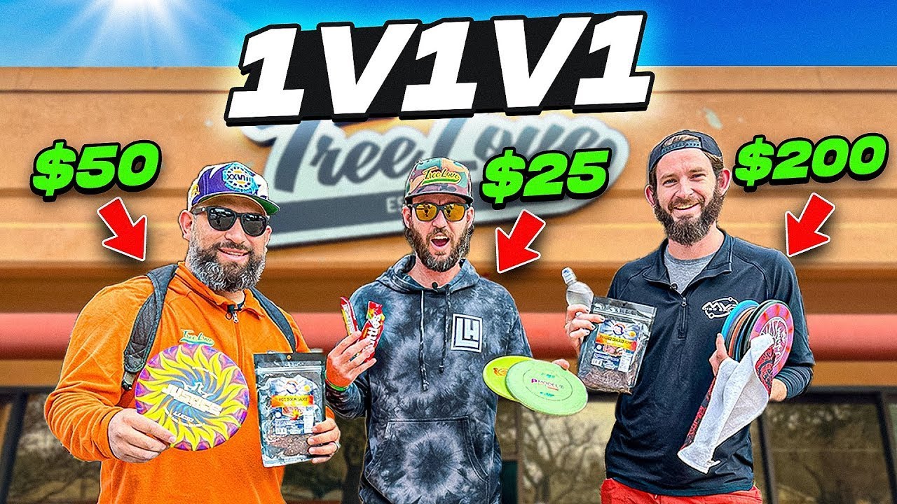 Epic 1v1v1 | 9-Hole Disc Golf Challenge with Luke Humphries, James Conrad, and Jonathon Rivera
