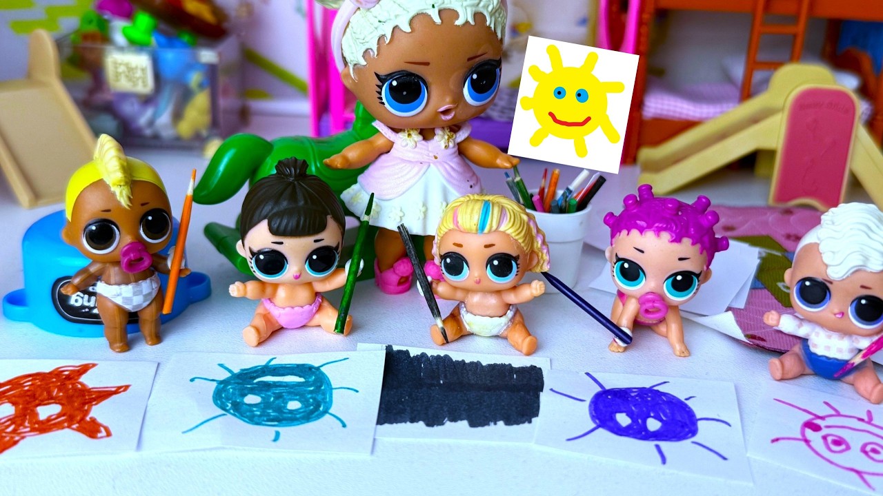МУЛЬТИК ЛОЛ👶👧 НАРИСУЙ🖍️ ЧЕЛЛЕНДЖ😁 В ДЕТСКОМ САДИКЕ