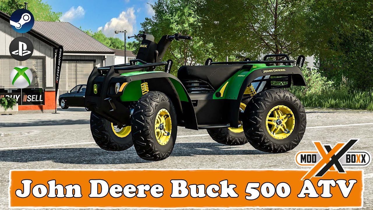 LS22 Mods | John Deere Buck 500 ATV 2005 | Farming Simulator 22 Modvorstellung